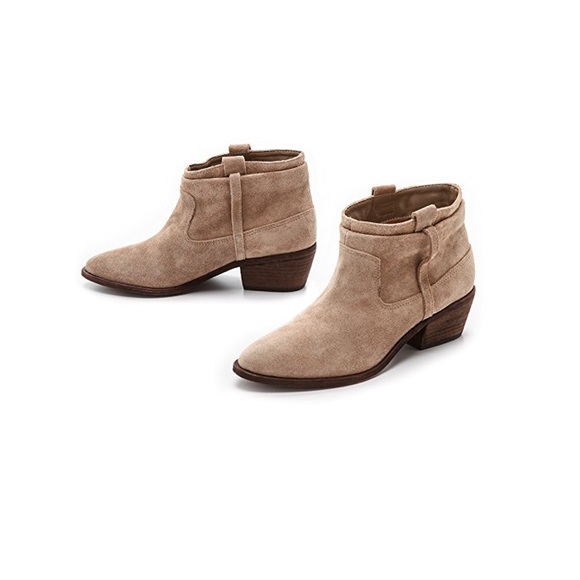 JOIE Ajax Suede Ankle Booties - Picture 4 of 8